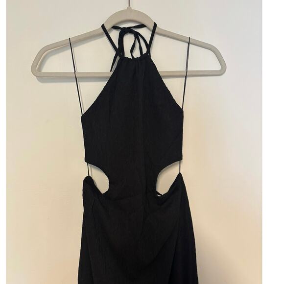 NWT RUMER Willow Cut Out Maxi Dress In Black Size Small - Picture 5 of 10